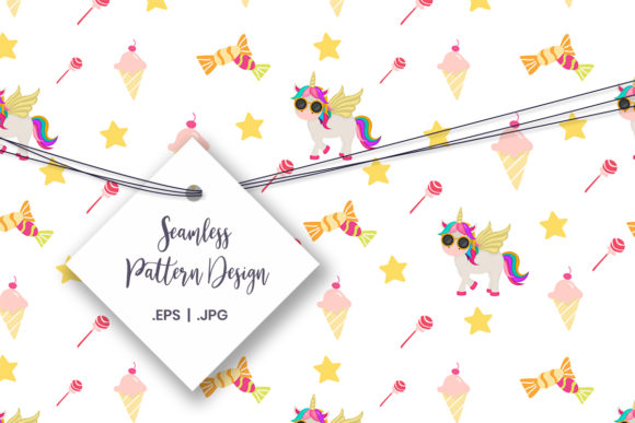 Download Unicorn Seamless Pattern Graphic - Seamless Collection
