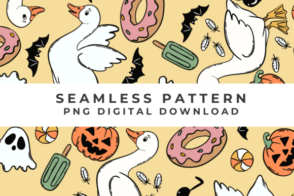 Download Summerween Seamless Fabric Pattern - Seamless Collection
