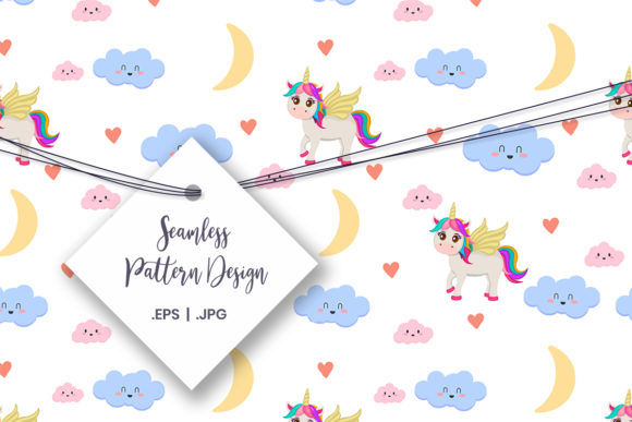 Download Unicorn Seamless Pattern Graphic - Seamless Collection