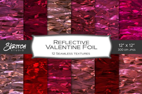 Download Reflective Valentine Foil - Seamless - Seamless Collection