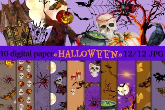 Download Halloween Party Paper.Seamless Pattern - Seamless Collection