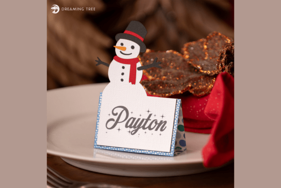 Download Snowman Placement Card - Snow Collection