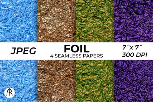 Download Metallic Textures | Seamless Gold Foil - Seamless Collection