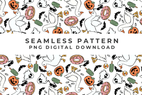 Download Summerween Seamless Fabric Pattern - Seamless Collection