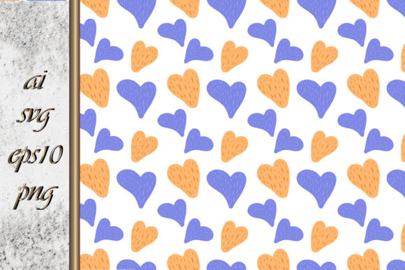 Download Boho Heart Seamless Pattern Vector - Seamless Collection