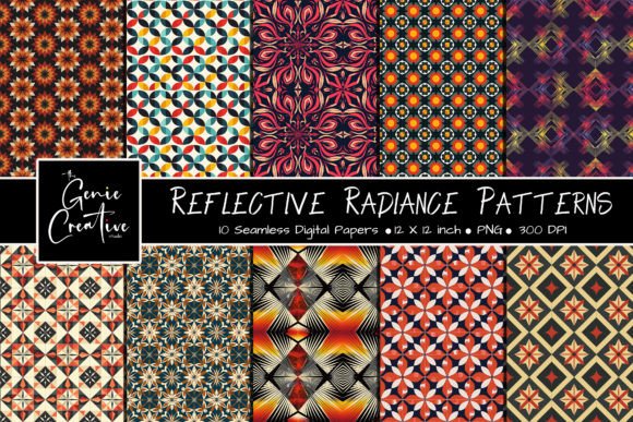 Download Reflective Radiance Seamless Pattern Set - Seamless Collection